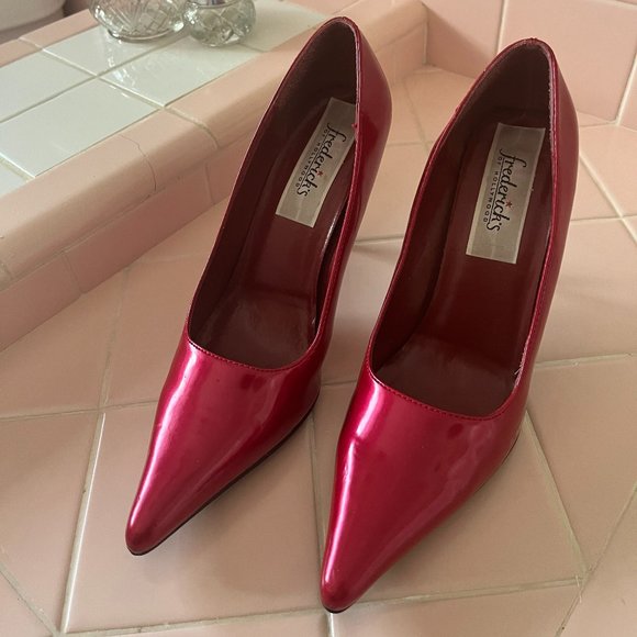 Victoria's Secret Red Pumps Stiletto Heels Size 7 - Picture 1 of 5